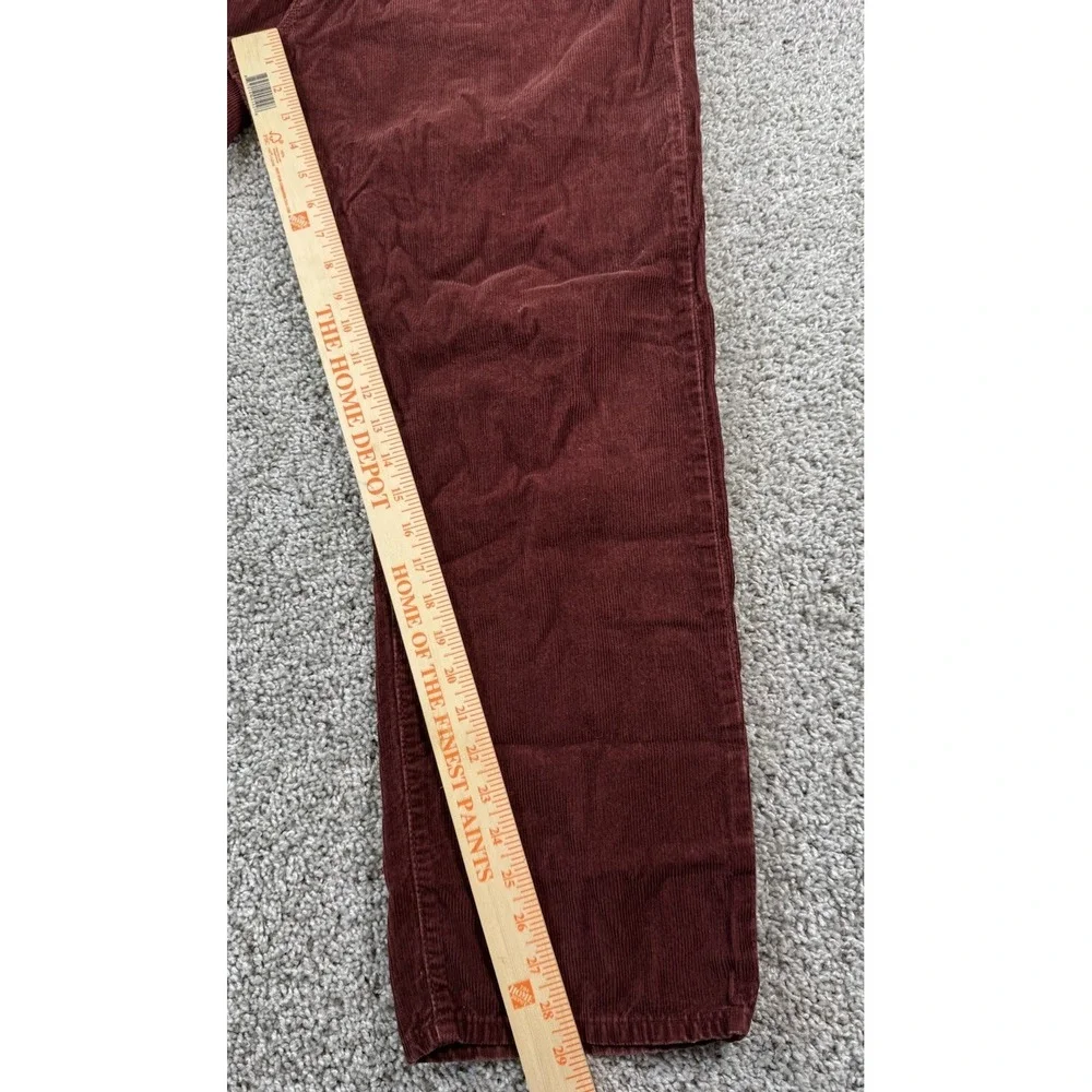 Gap Men's Straight Fit Corduroy Pants‎ Rust Measures 36x29 - Read
